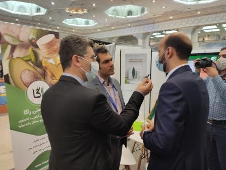 بازدید رییس سازمان تعزیرات حکومتی از غرفه راگا در رویداد هم افزایی مدیریت ایران